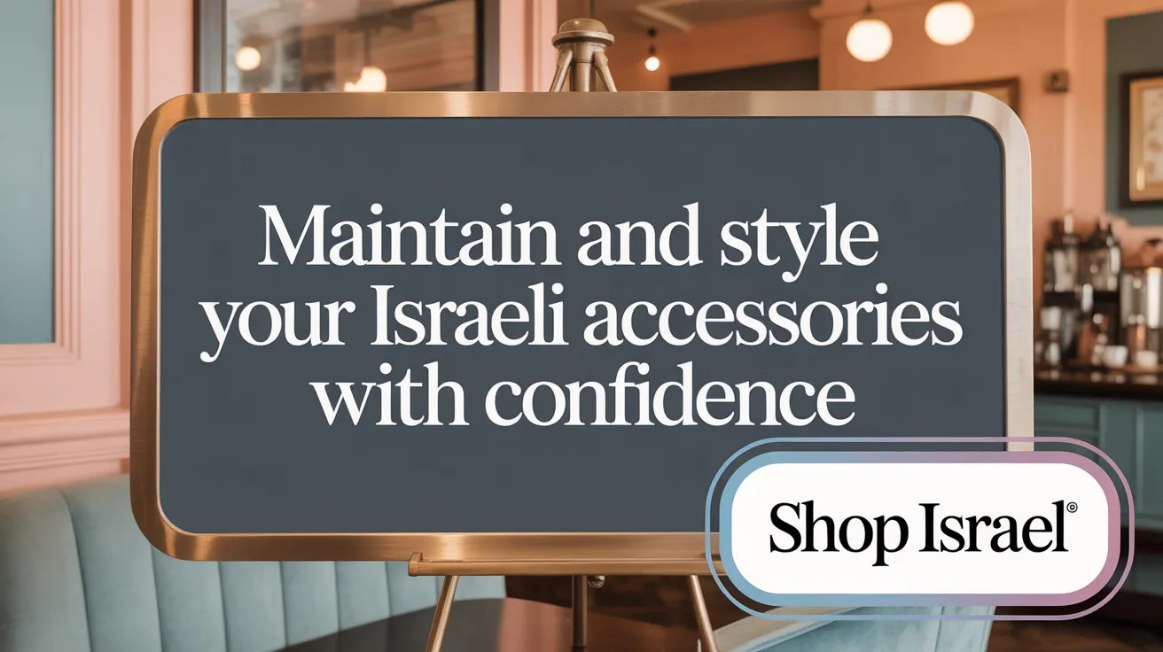 Maintain and Style Your Israeli Accessories with Confidence