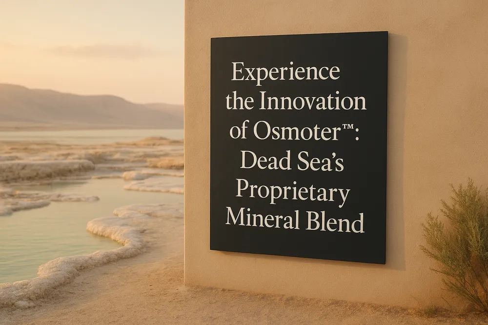 Experience the Innovation of Osmoter™: Dead Sea's Proprietary Mineral Blend