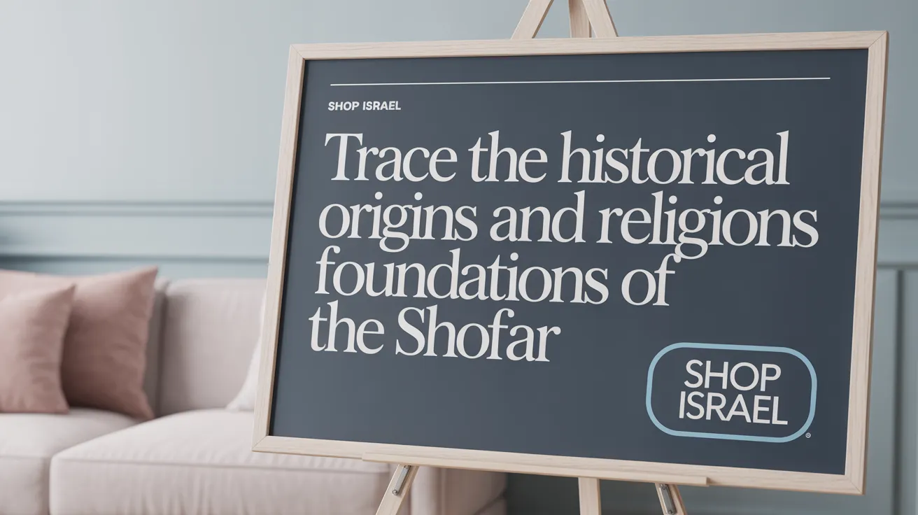 Trace the Historical Origins and Religious Foundations of the Shofar