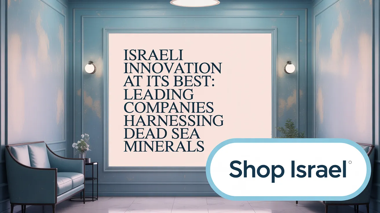 Israeli Innovation at Its Best: Leading Companies Harnessing Dead Sea Minerals