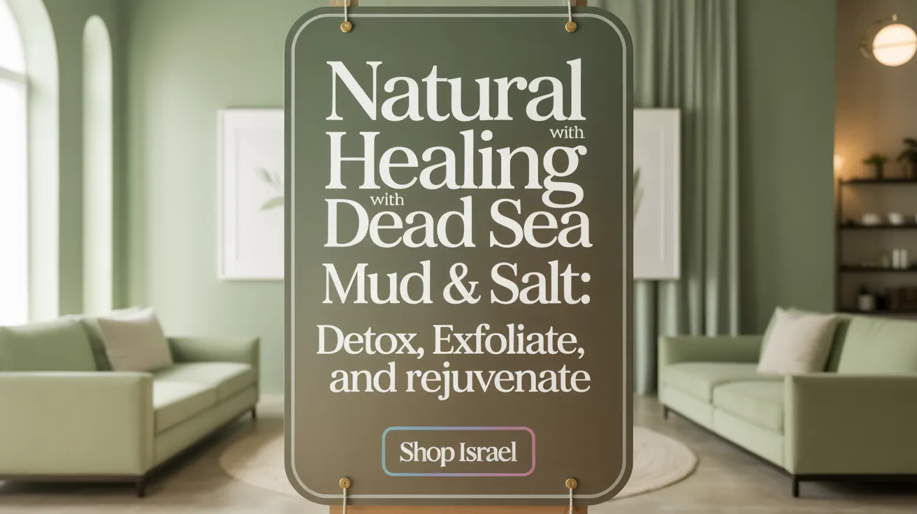 Natural Healing with Dead Sea Mud &amp; Salt: Detox, Exfoliate, and Rejuvenate
