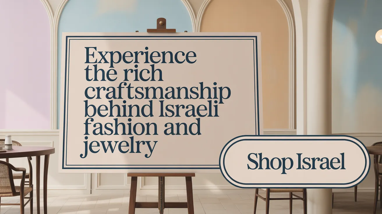Experience the Rich Craftsmanship Behind Israeli Fashion and Jewelry