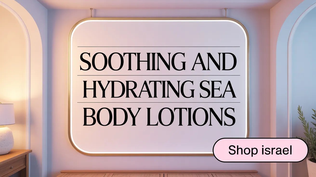 Soothing and Hydrating Dead Sea Body Lotions