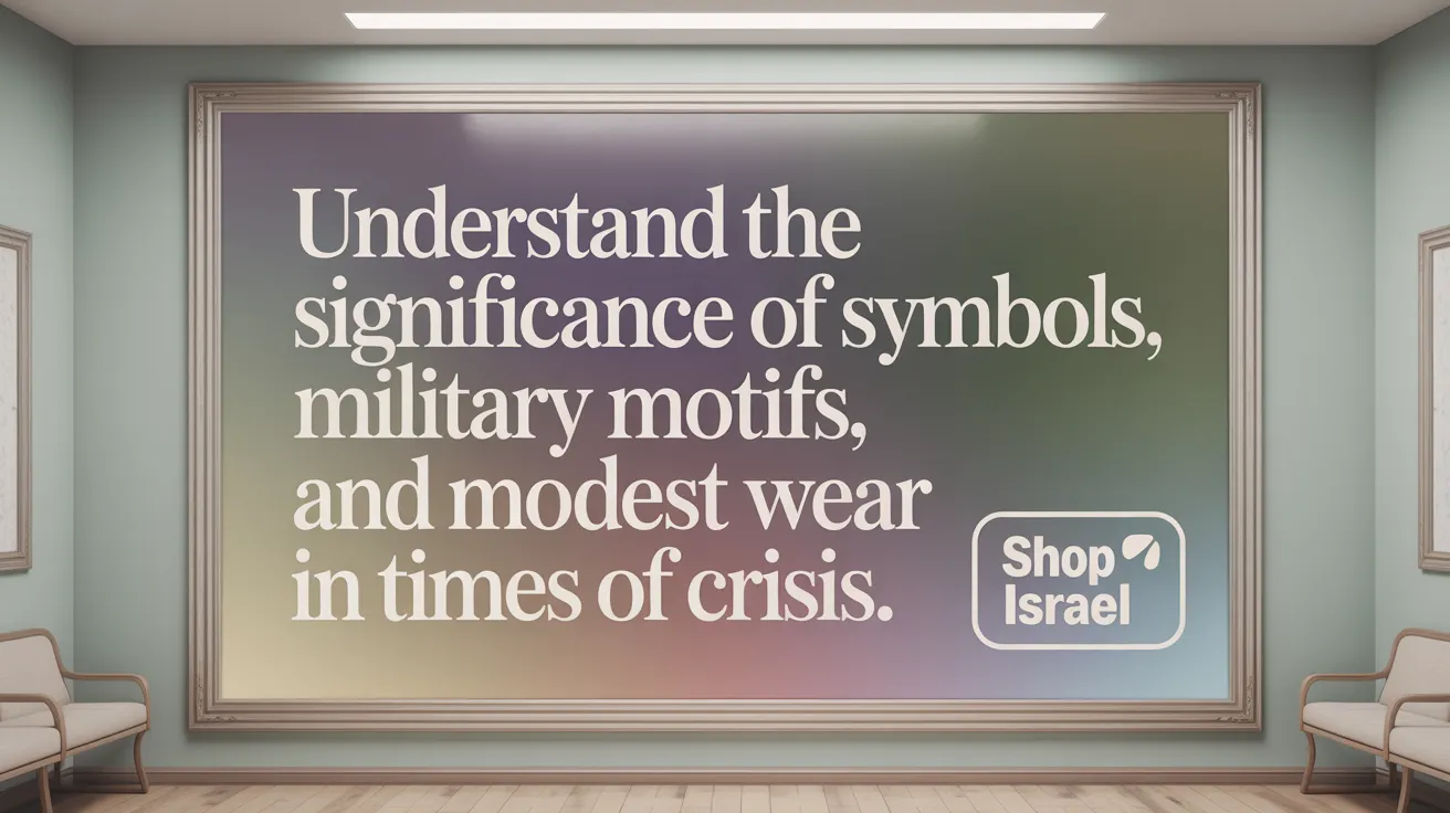 Understand the significance of symbols, military motifs, and modest wear in times of crisis.