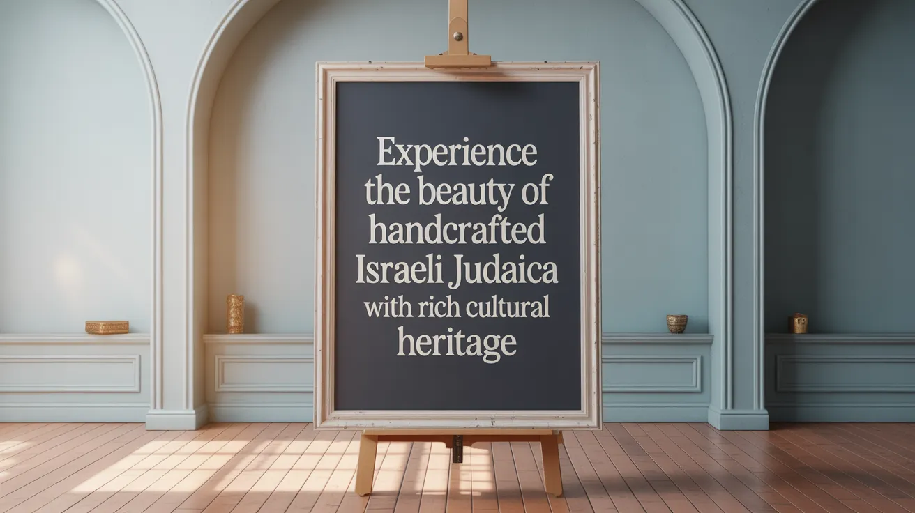 Experience the Beauty of Handcrafted Israeli Judaica with Rich Cultural Heritage