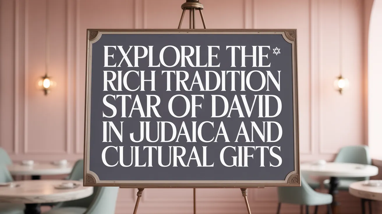 Explore the Rich Tradition of Star of David in Judaica and Cultural Gifts