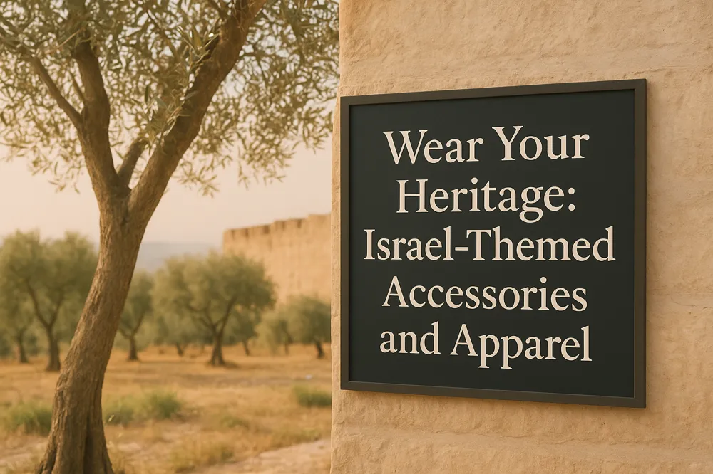 Wear Your Heritage: Israel-Themed Accessories and Apparel