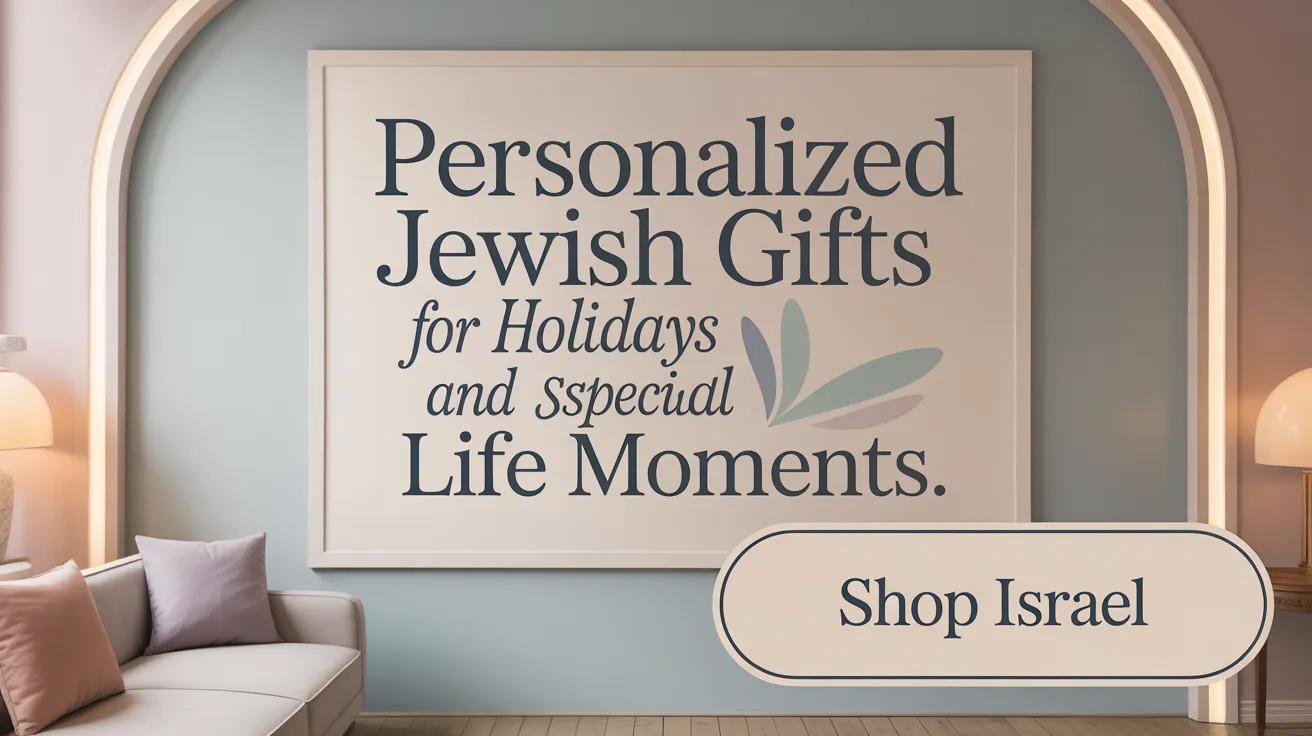 Personalized Jewish Gifts for Holidays and Special Life Moments