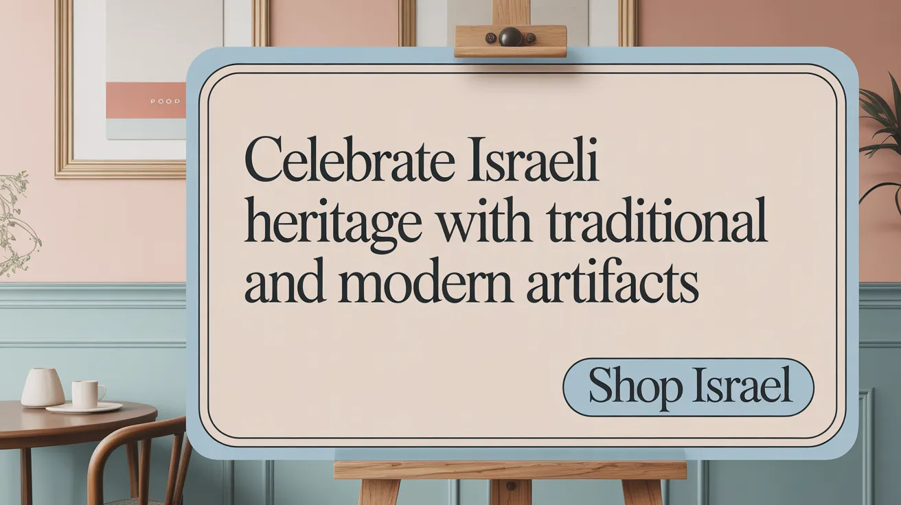 Celebrate Israeli Heritage with Traditional and Modern Artifacts