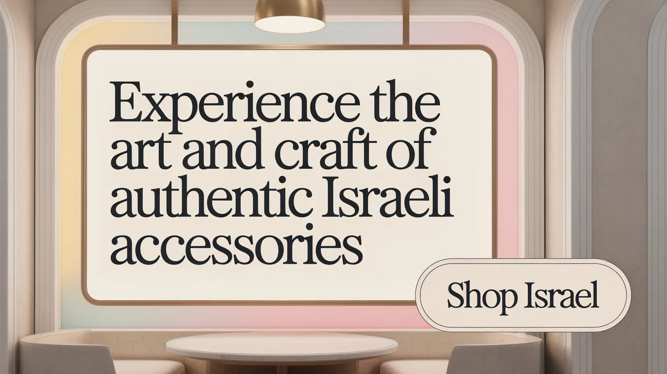 Experience the Art and Craft of Authentic Israeli Accessories