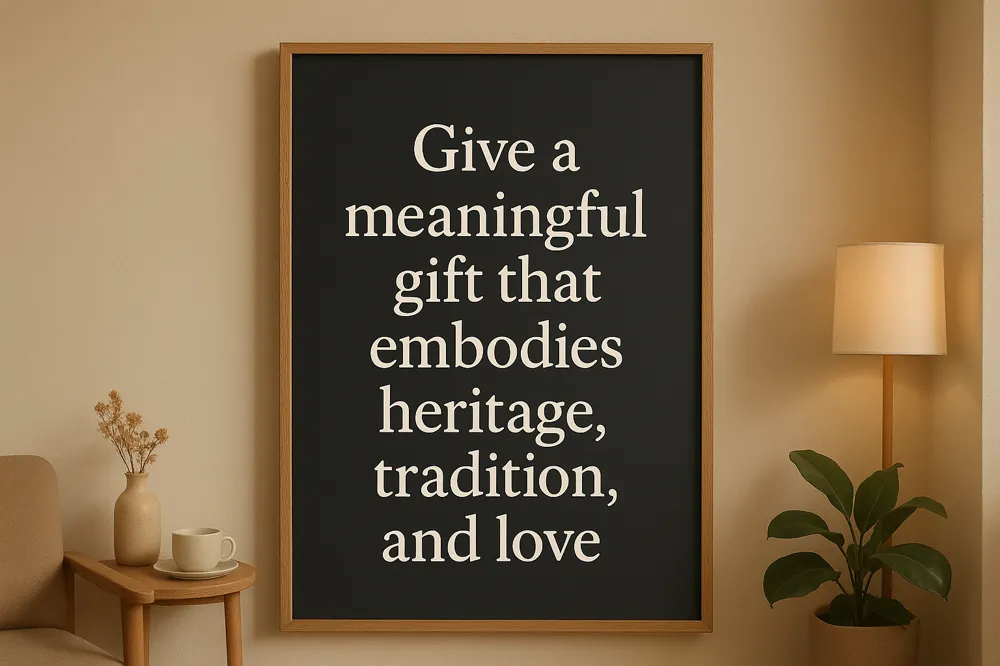Give a meaningful gift that embodies heritage, tradition, and love