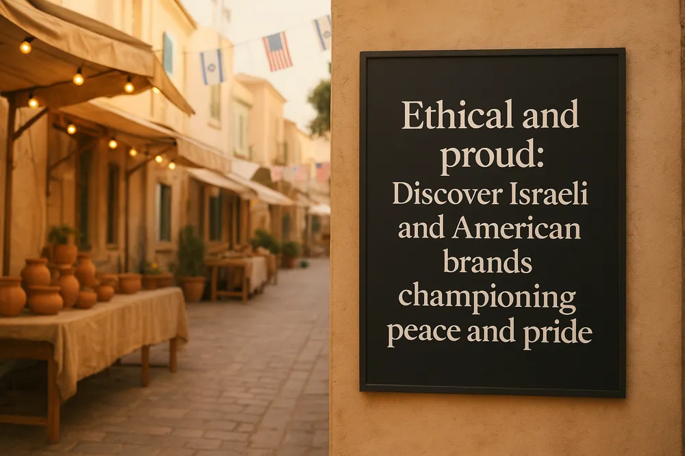 Ethical and proud: Discover Israeli and American brands championing peace and pride.