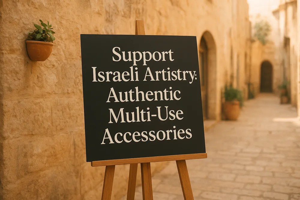 Support Israeli Artistry: Authentic Multi-Use Accessories