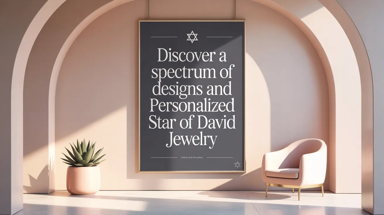 Discover a Spectrum of Designs and Personalized Star of David Jewelry