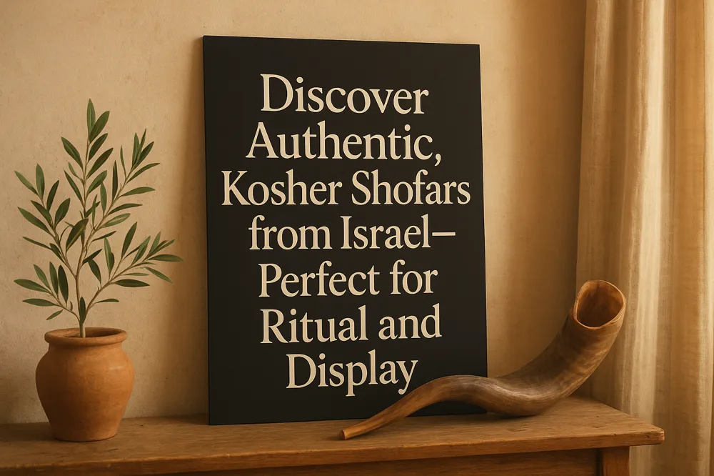 Discover Authentic, Kosher Shofars from Israel—Perfect for Ritual and Display