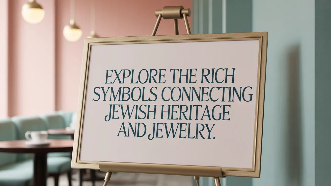 Explore the Rich Symbols Connecting Jewish Heritage and Jewelry