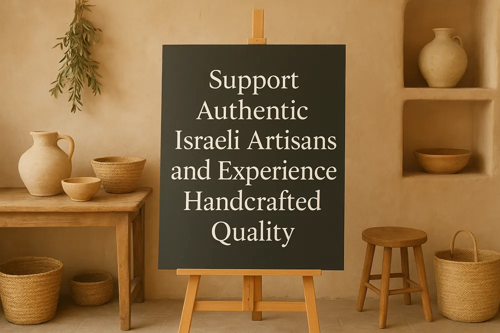 Support Authentic Israeli Artisans and Experience Handcrafted Quality