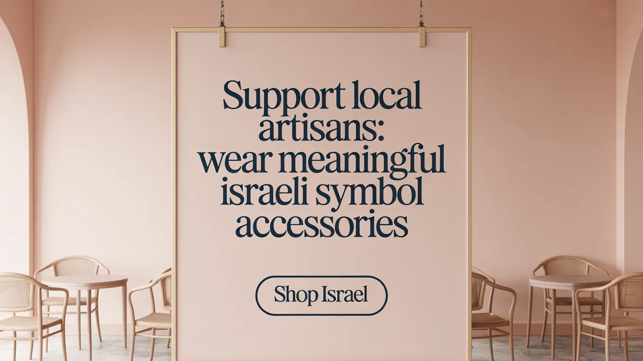 Support Local Artisans: Wear Meaningful Israeli Symbol Accessories