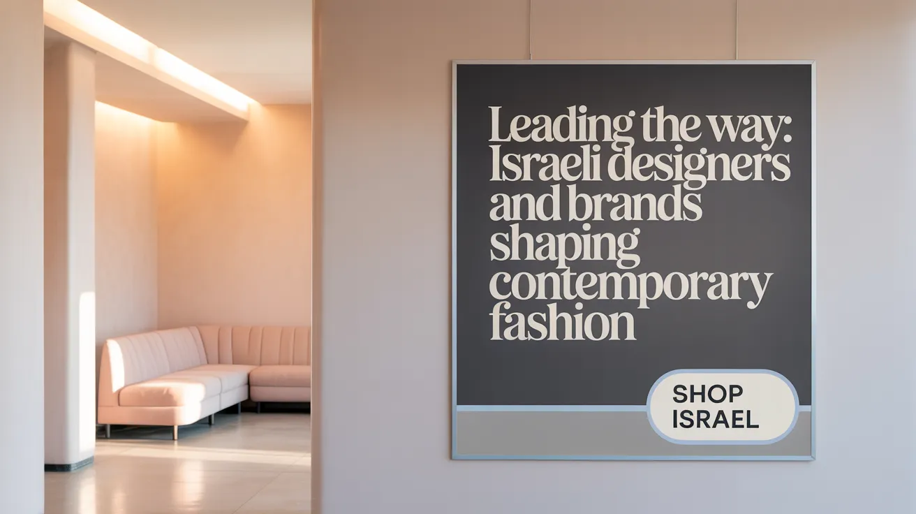 Leading the Way: Israeli Designers and Brands Shaping Contemporary Fashion