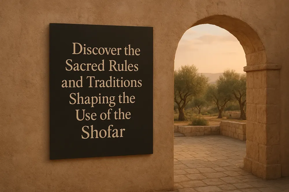Discover the Sacred Rules and Traditions Shaping the Use of the Shofar