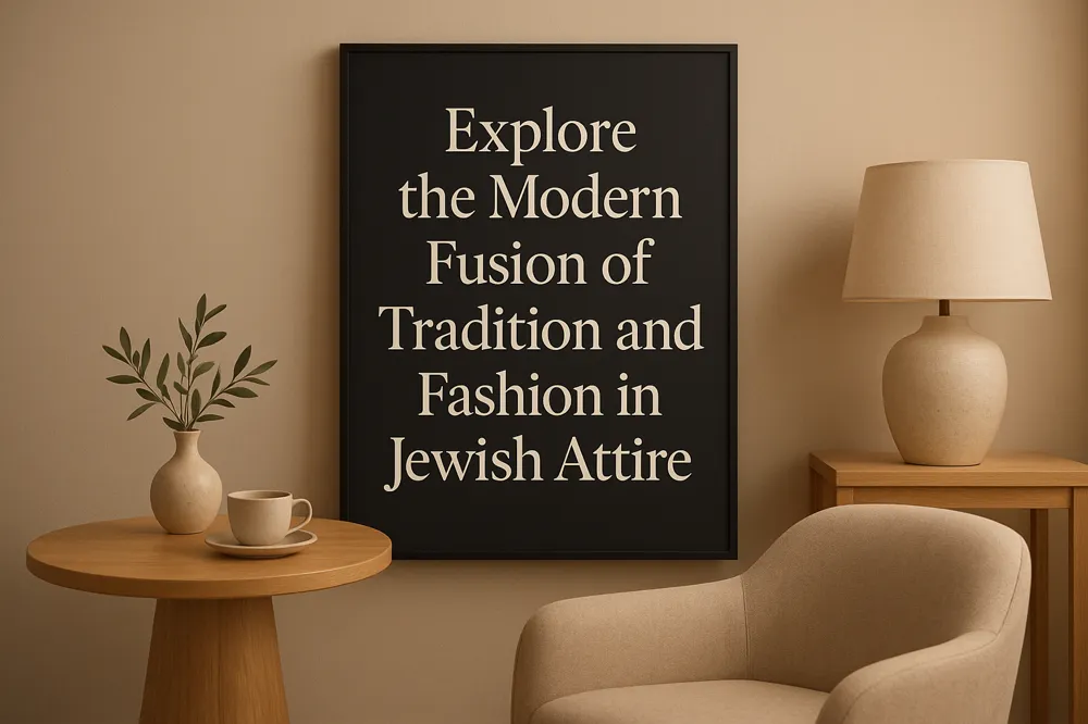 Explore the Modern Fusion of Tradition and Fashion in Jewish Attire