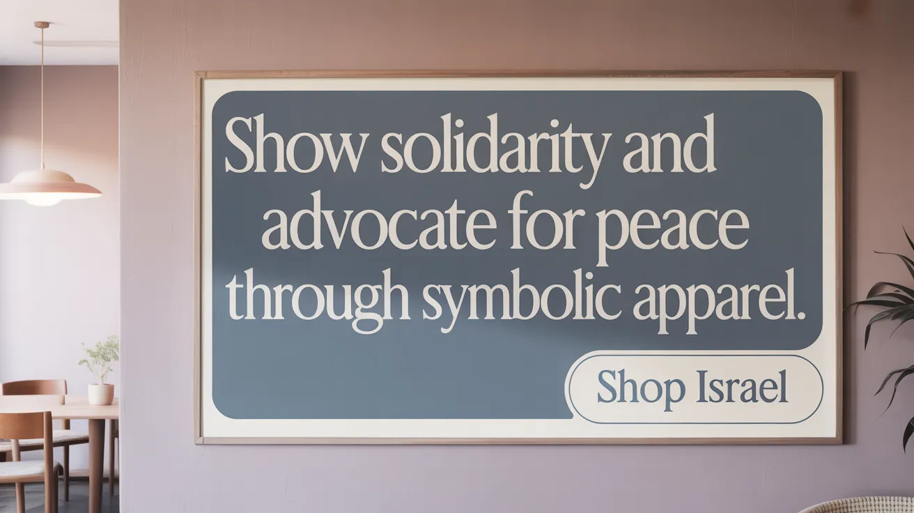 Show Solidarity and Advocate for Peace through Symbolic Apparel