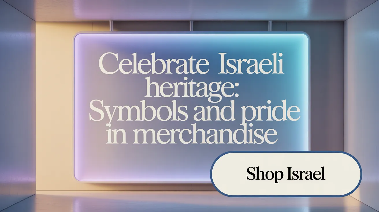 Celebrate Israeli Heritage: Symbols and Pride in Merchandise