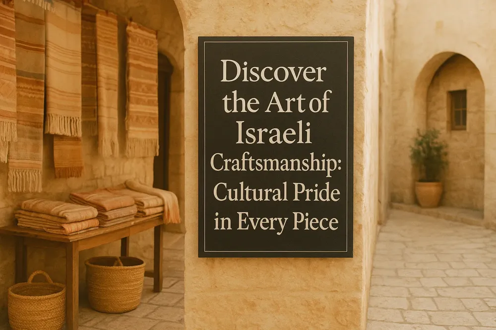 Discover the Art of Israeli Craftsmanship: Cultural Pride in Every Piece