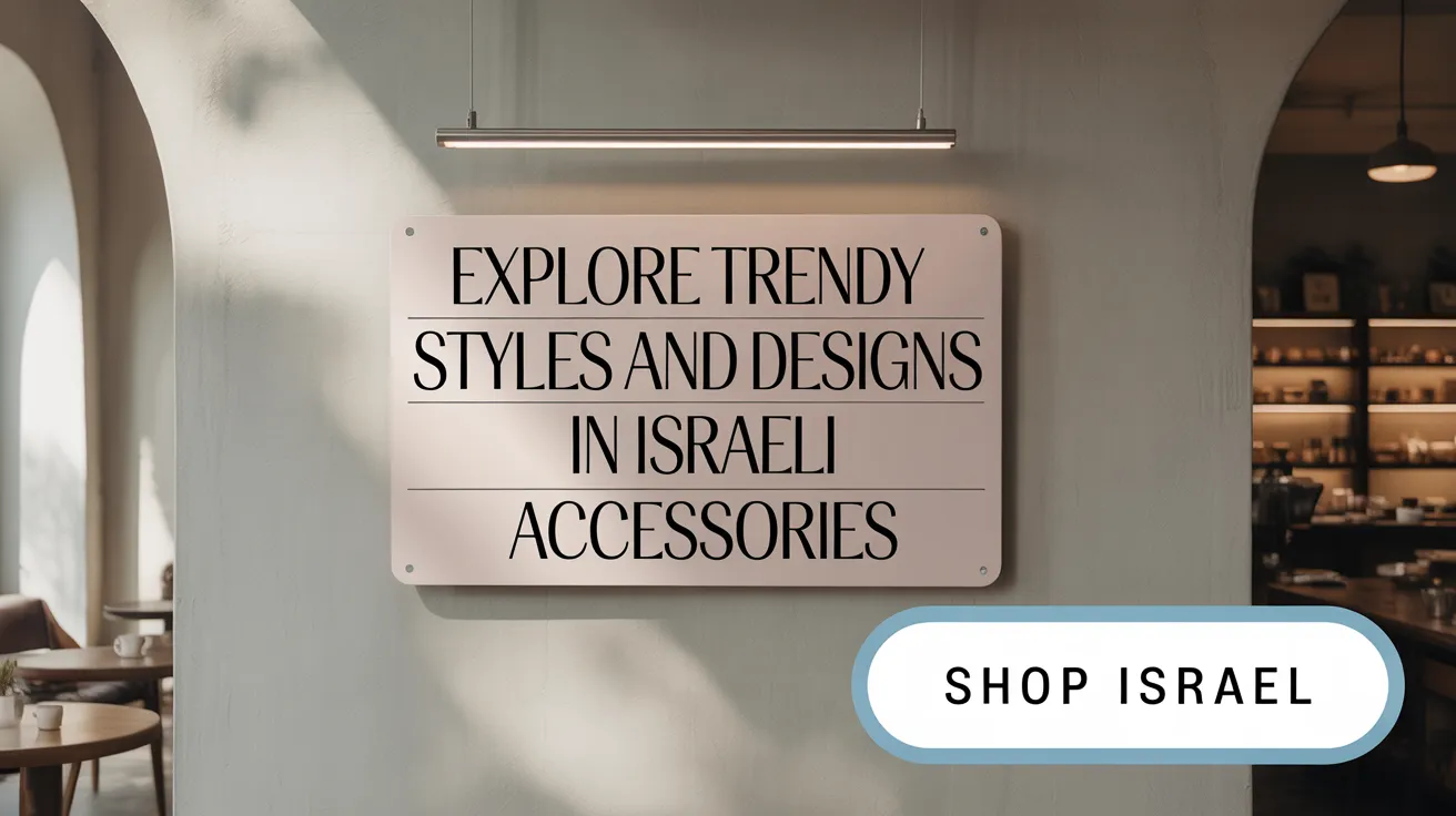 Explore Trendy Styles and Designs in Israeli Accessories