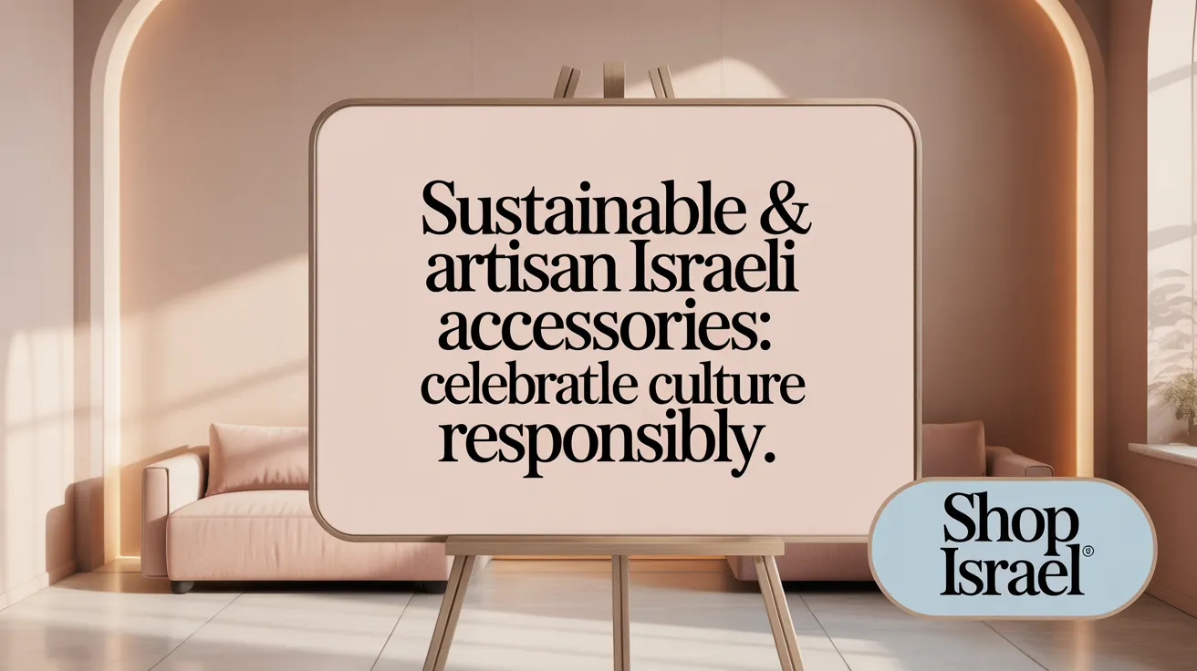 Sustainable &amp; Artisan Israeli Accessories: Celebrate Culture Responsibly