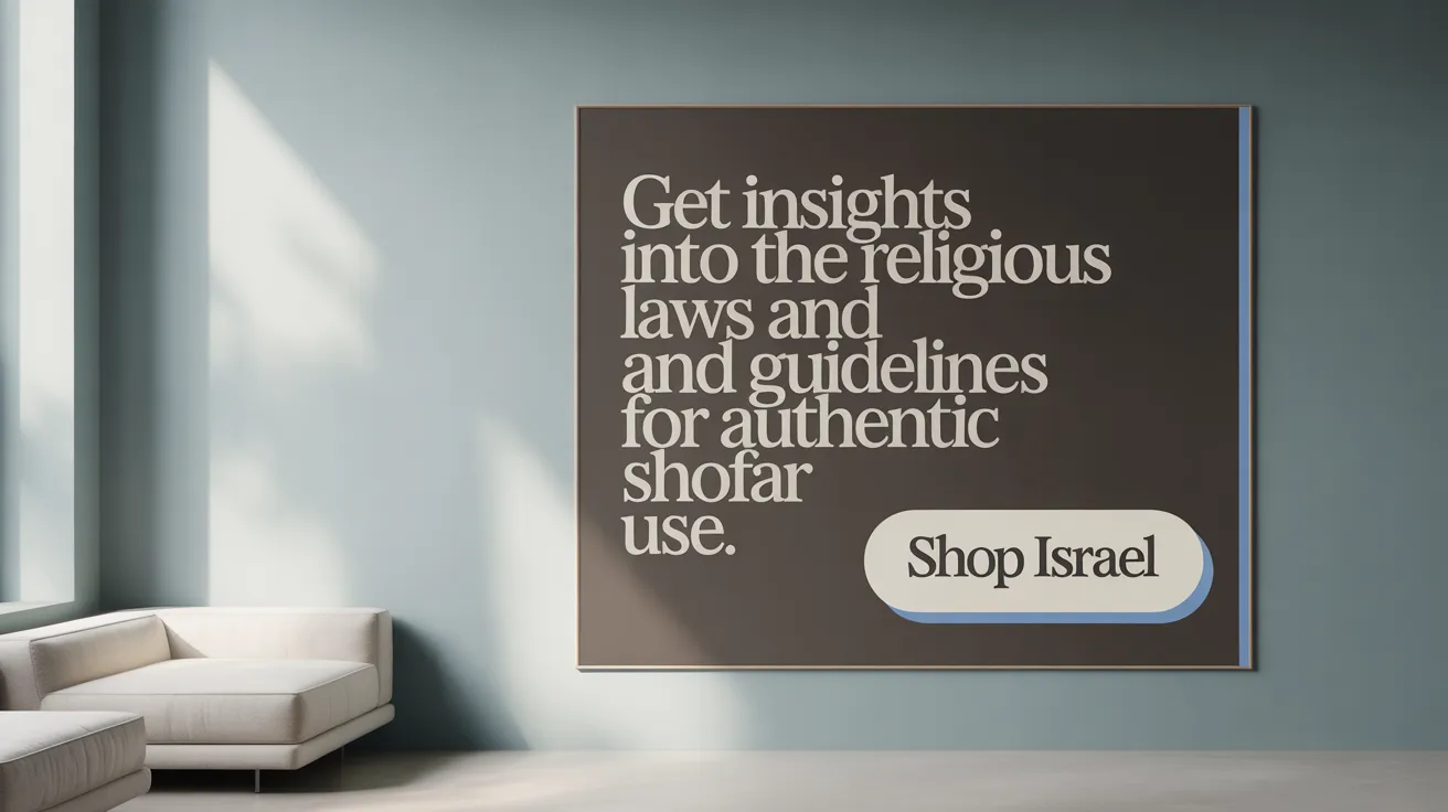 Get insights into the religious laws and guidelines for authentic shofar use.