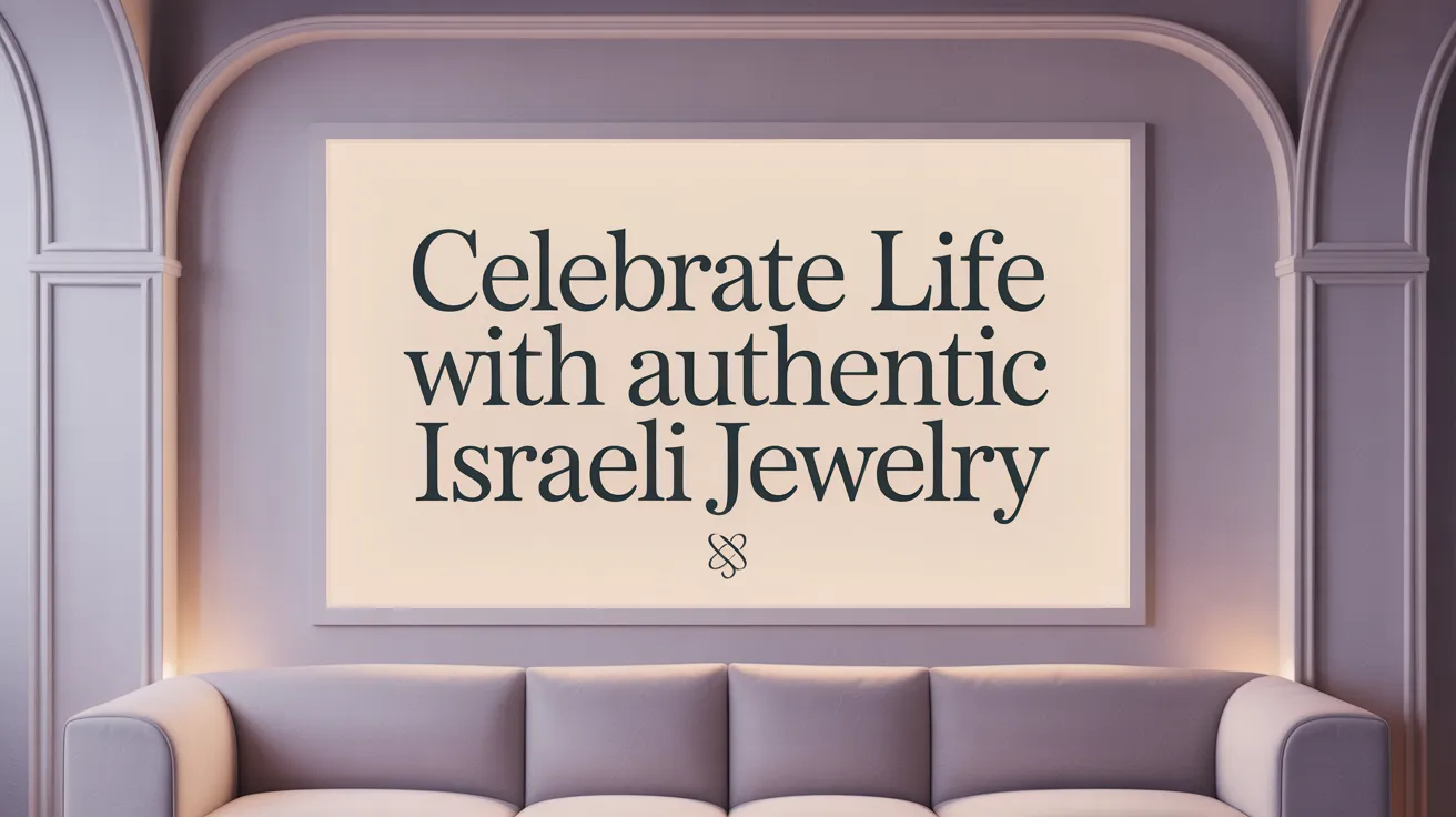 Celebrate Life with Authentic Israeli Jewelry