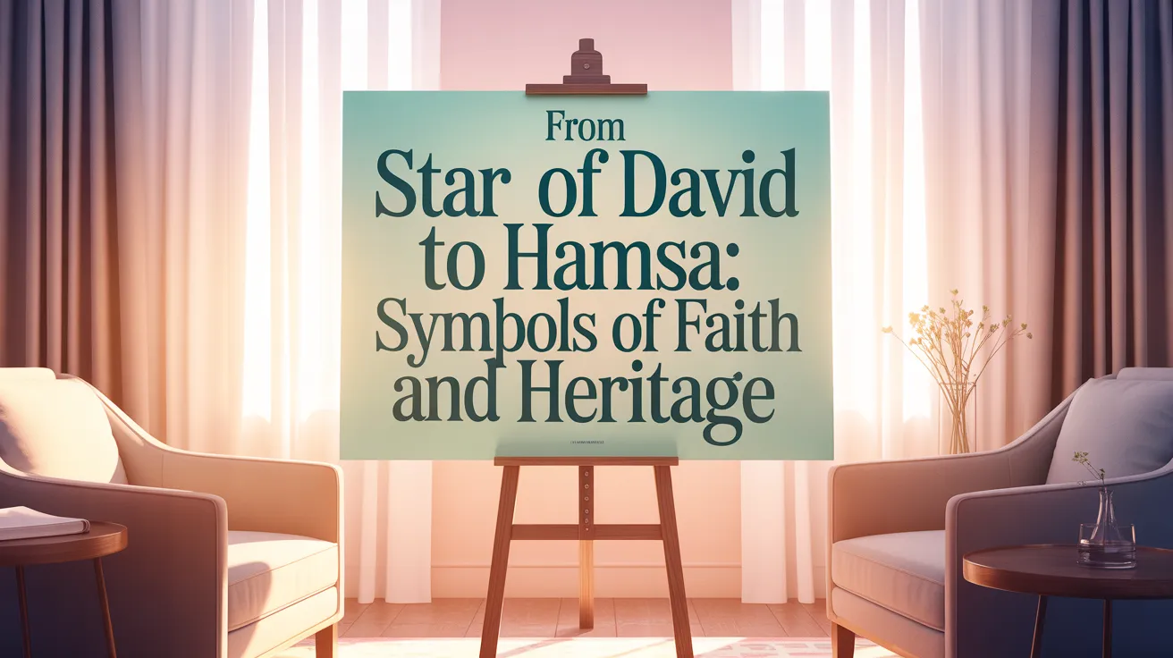 From Star of David to Hamsa: Symbols of Faith and Heritage