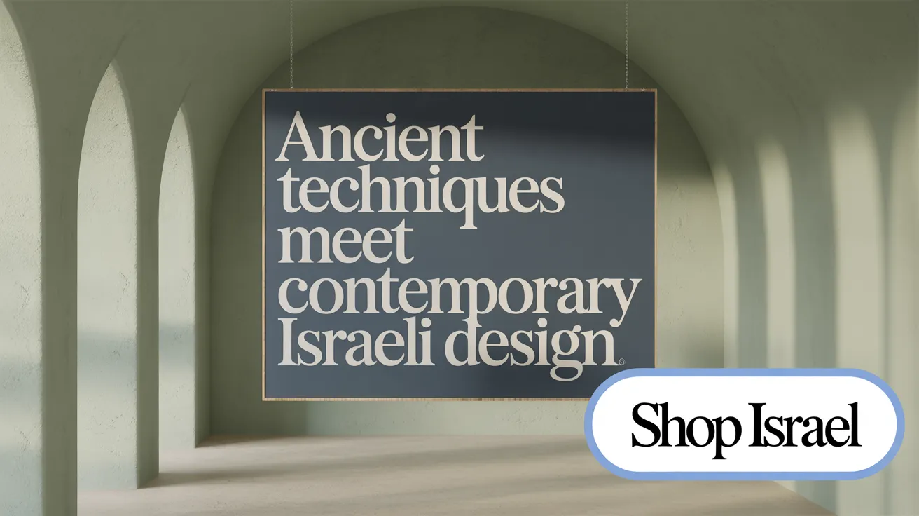 Ancient Techniques Meet Contemporary Israeli Design