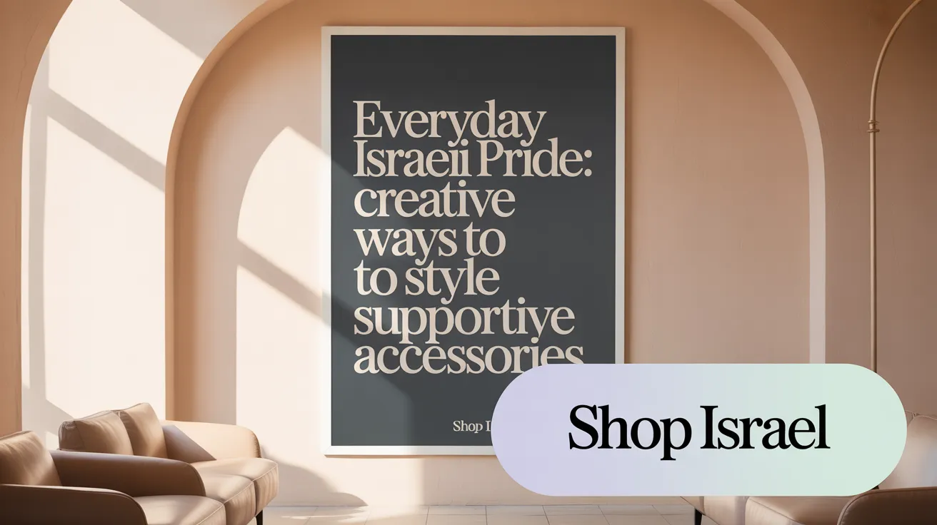 Everyday Israeli Pride: Creative Ways to Style Supportive Accessories
