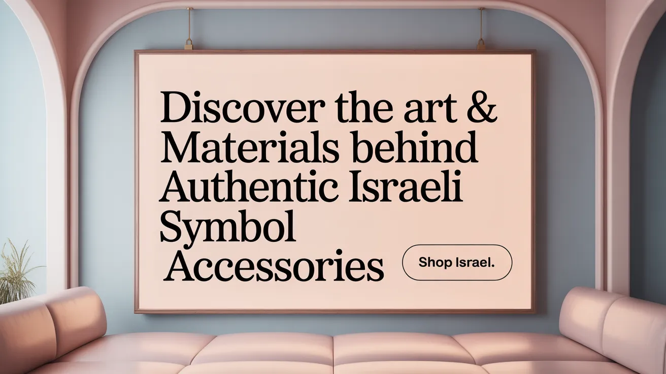 Discover the Art &amp; Materials Behind Authentic Israeli Symbol Accessories