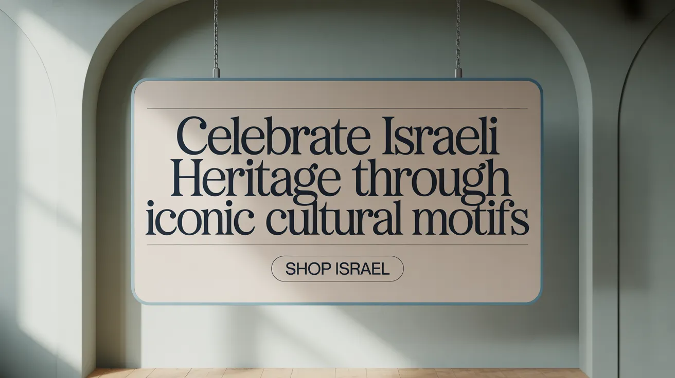 Celebrate Israeli Heritage Through Iconic Cultural Motifs