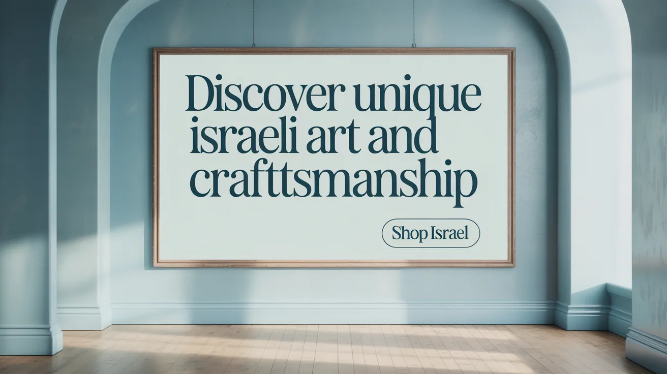 Discover Unique Israeli Art and Craftsmanship
