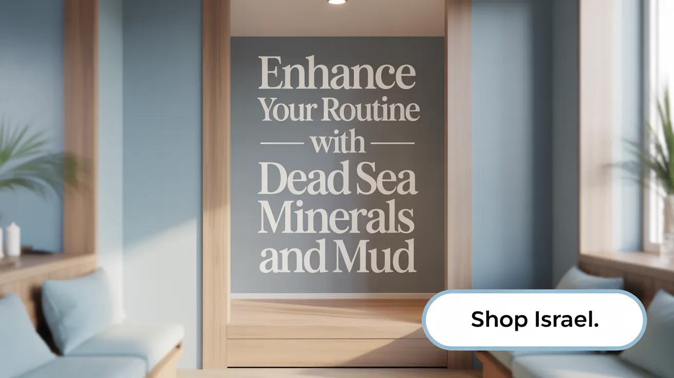 Enhance Your Routine with Dead Sea Minerals and Mud