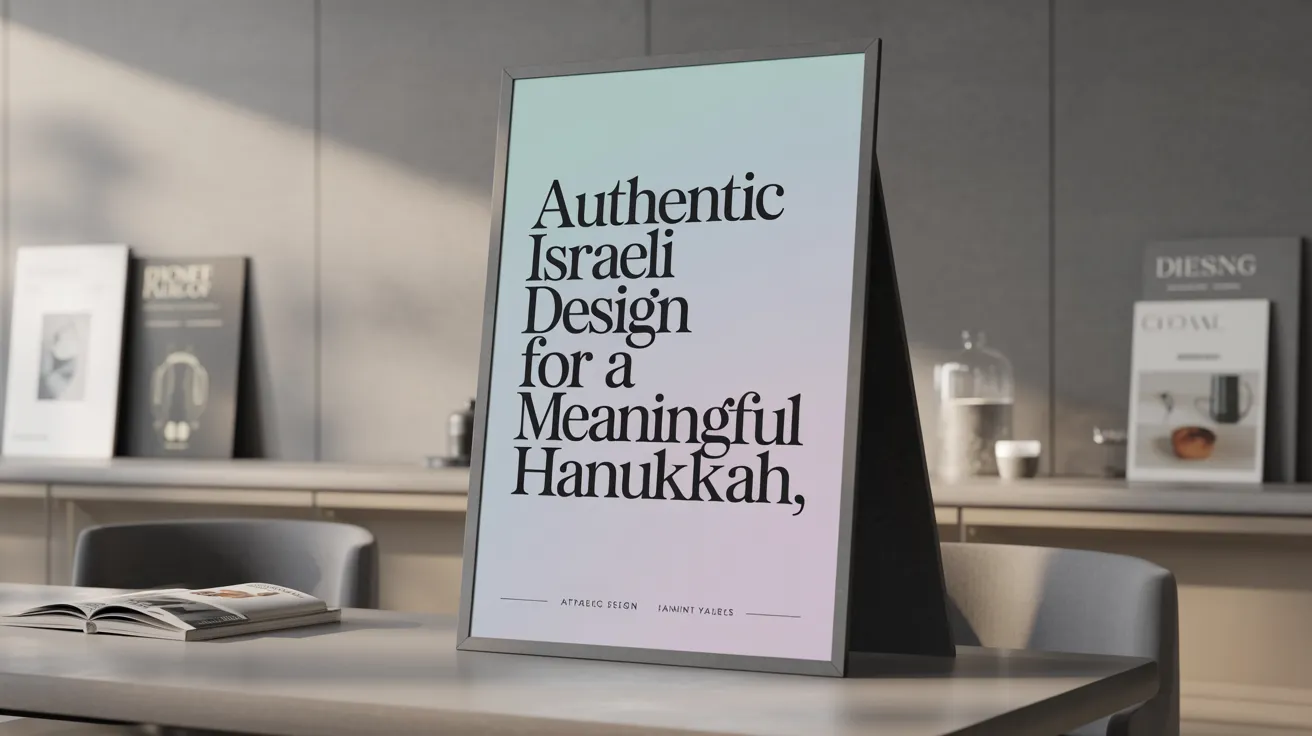 Authentic Israeli Design for a Meaningful Hanukkah