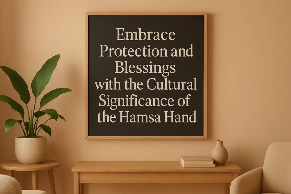 Embrace Protection and Blessings with the Cultural Significance of the Hamsa Hand