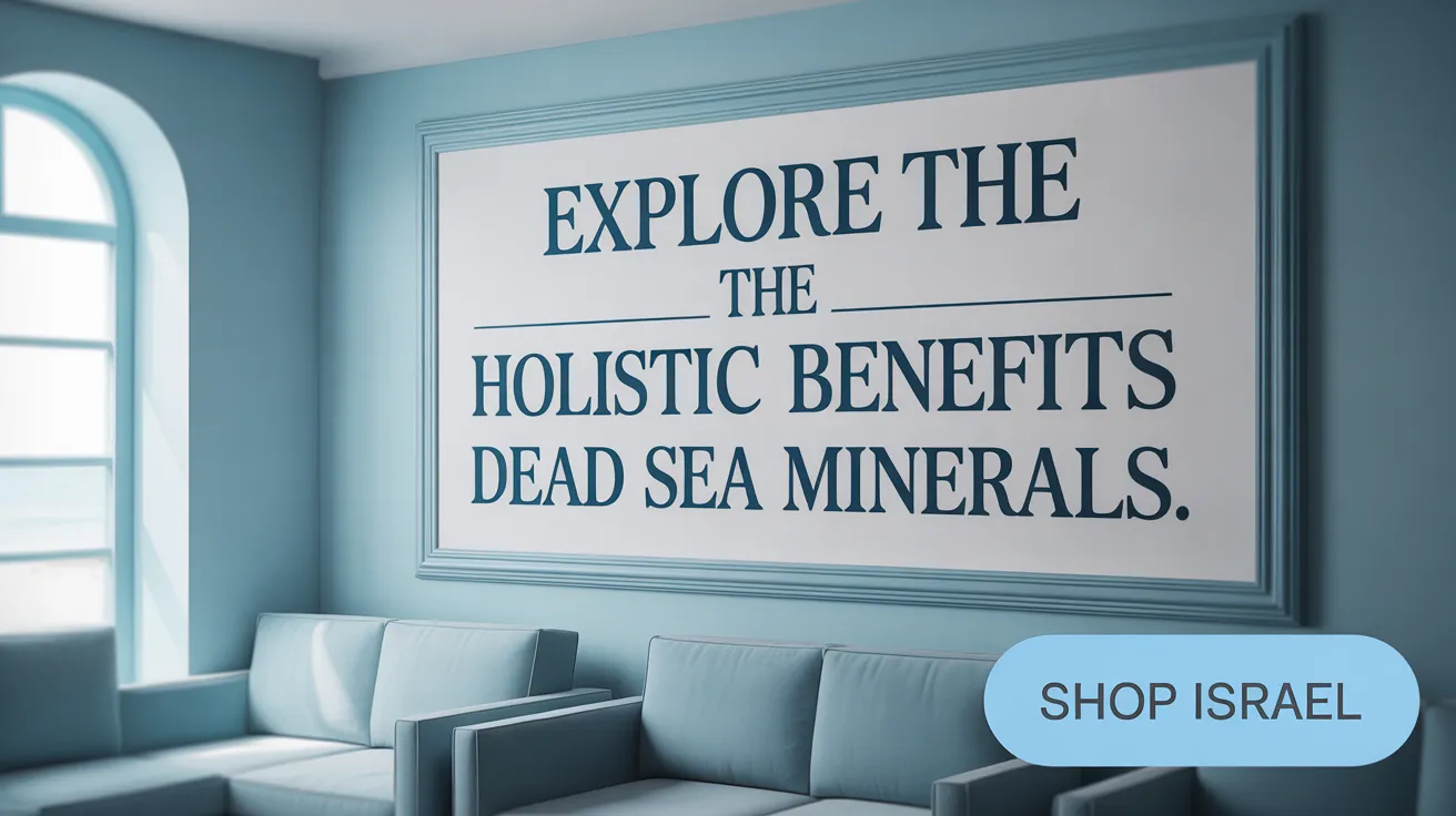 Explore the Holistic Benefits of Dead Sea Minerals