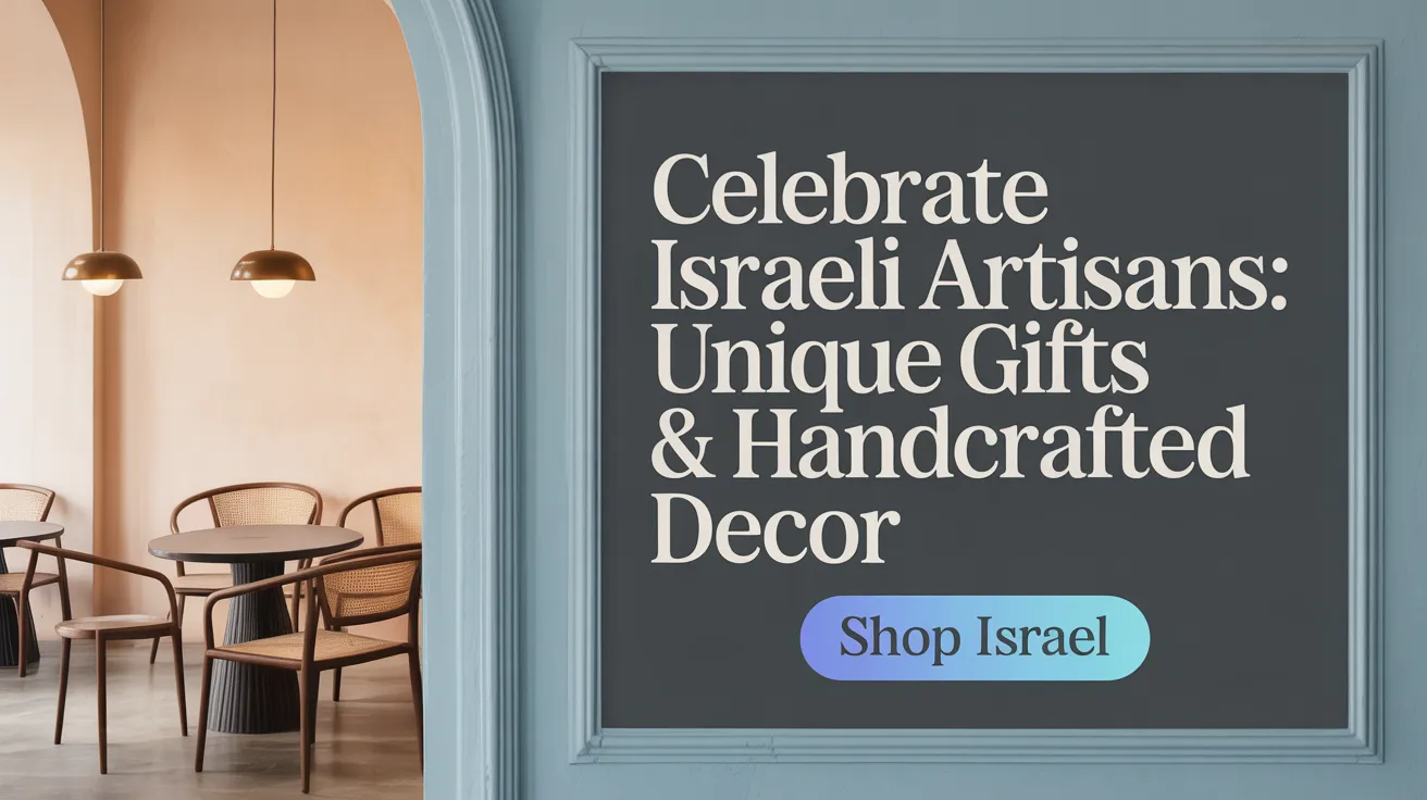 Celebrate Israeli Artisans: Unique Gifts & Handcrafted Decor