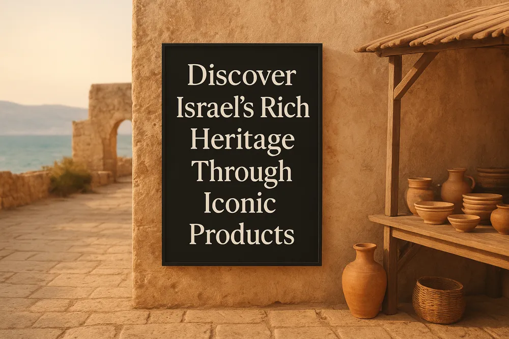 Discover Israel's Rich Heritage Through Iconic Products