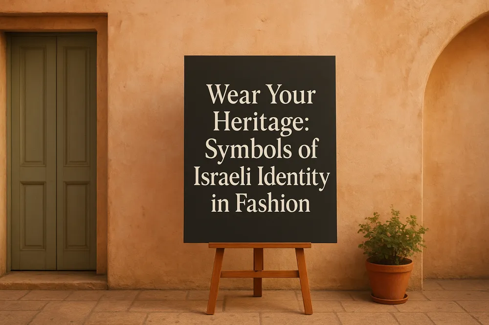 Wear Your Heritage: Symbols of Israeli Identity in Fashion