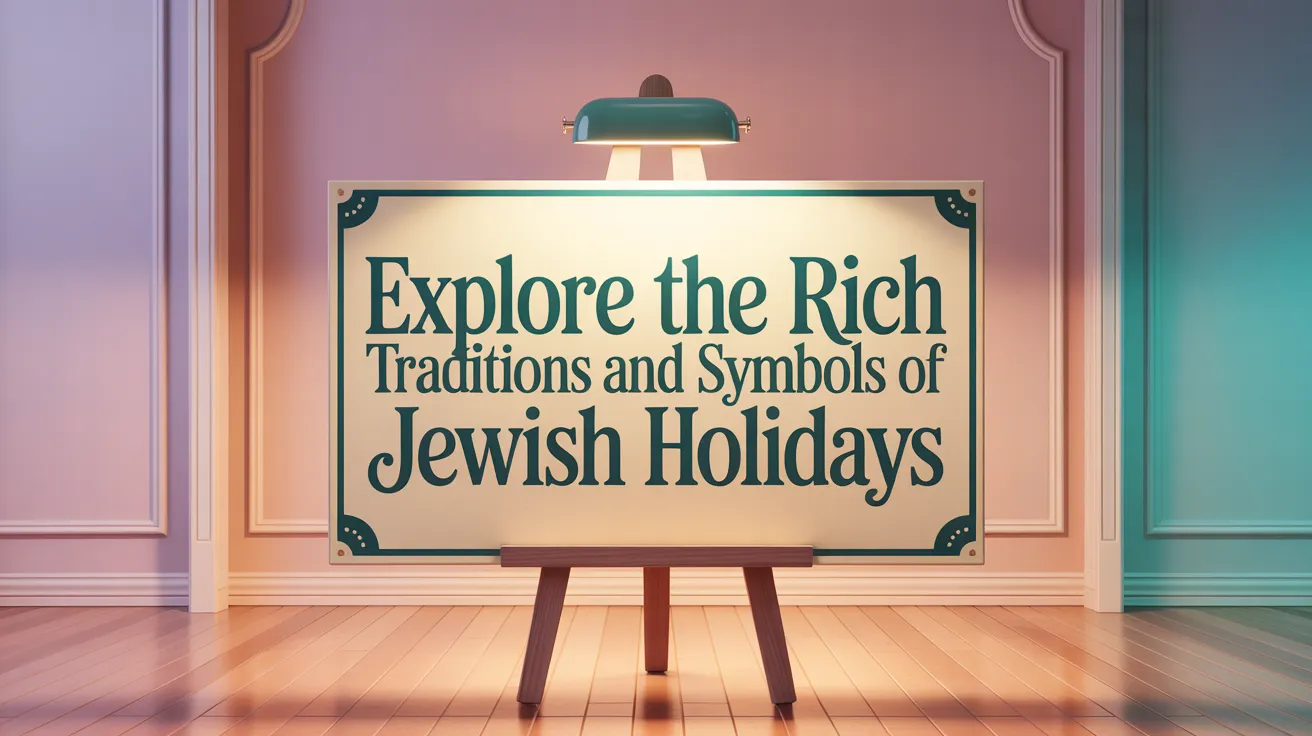 Explore the Rich Traditions and Symbols of Jewish Holidays