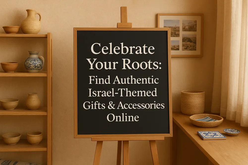 Celebrate Your Roots: Find Authentic Israel-Themed Gifts &amp; Accessories Online