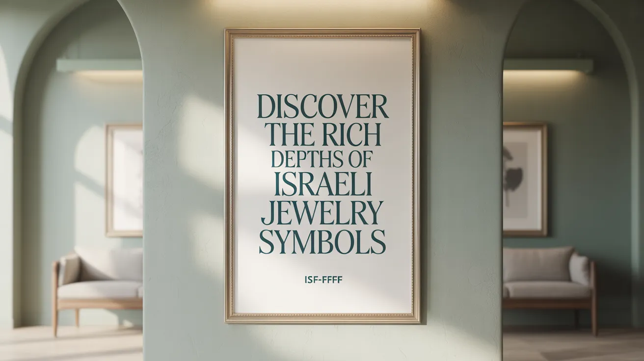 Discover the Rich Depths of Israeli Jewelry Symbols
