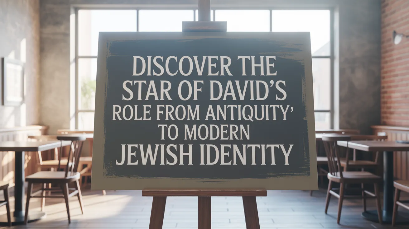 Discover the Star of David's Role from Antiquity to Modern Jewish Identity