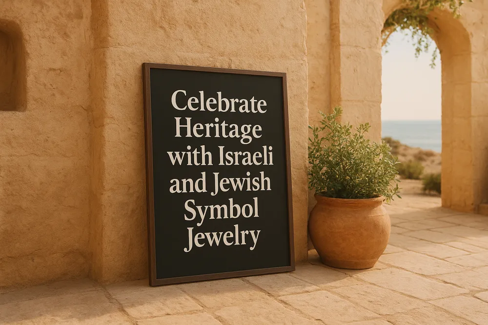 Celebrate Heritage with Israeli and Jewish Symbol Jewelry